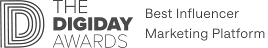 The Digiday Awards Best Influencer Marketing Platform logo