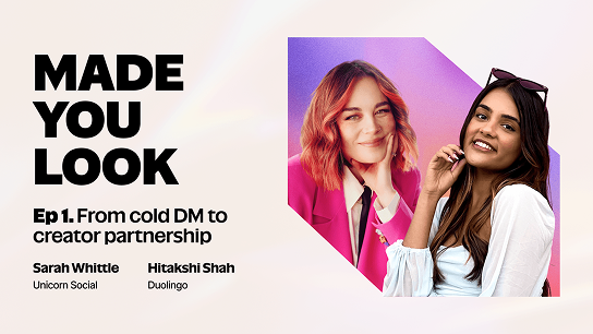 Watch Made You Look Ep. 1 From Cold DM to Creator Partnership on-demand